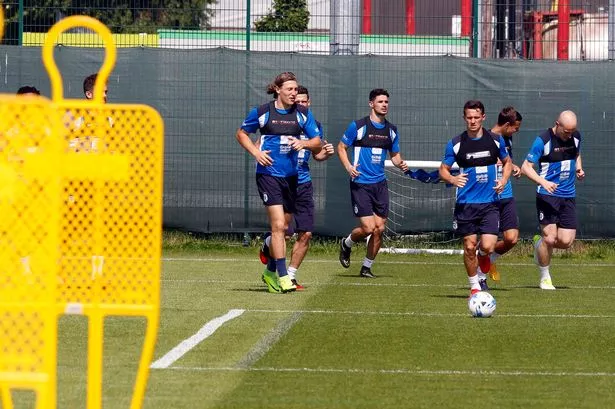 WATCH: Huddersfield Town in training ahead of play-off final at Wembley